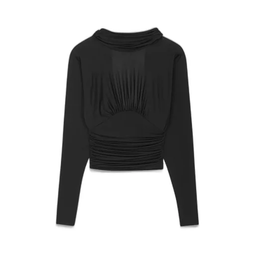 Backless Long-Sleeved Top