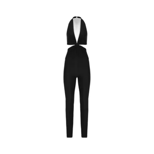 Cut-Out Halterneck Jumpsuit