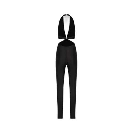 Cut-Out Halterneck Jumpsuit
