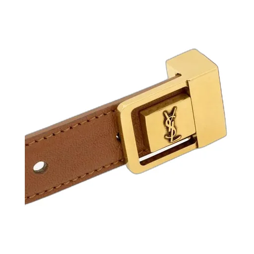 La 66 Thin Belt In Grained Lambskin