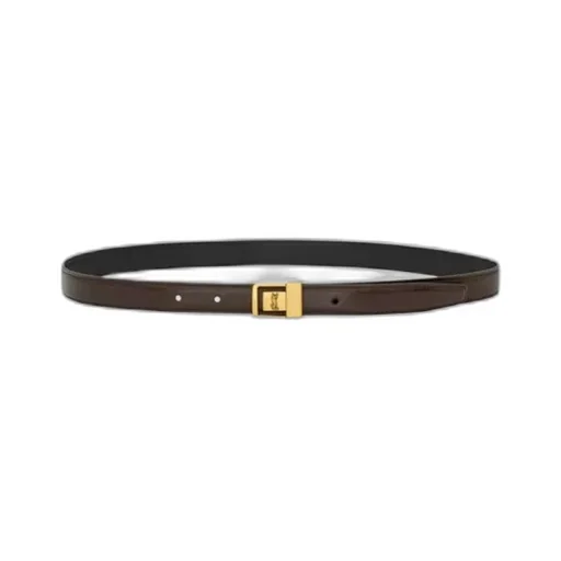 La 66 Thin Belt In Smooth Leather