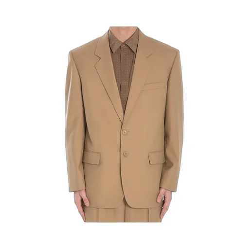 Single-Breasted Long-Sleeved Jacket