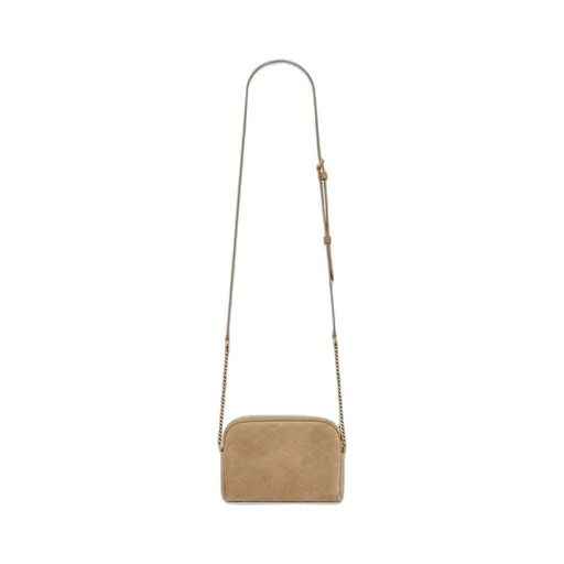 Gaby Zipped Pouch In Suede