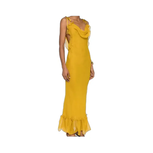 Ruffled Sleeveless Dress