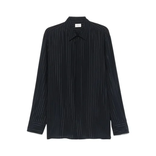 Striped Button-Up Shirt