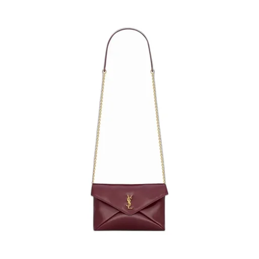 Cassandre Chain Pouch In Shiny Leather