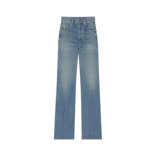 70's High Waist Straight Leg Jeans