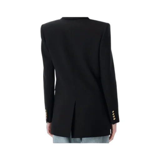Double-Breasted Long-Sleeved Jacket