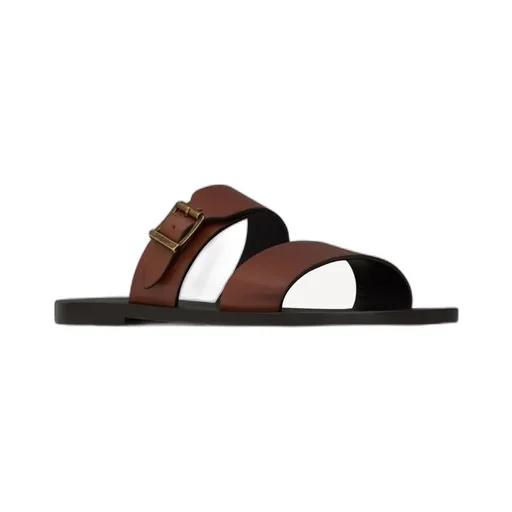 Ios Slides In Smooth Leather
