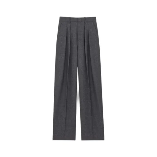 Wool Wide Leg Pants
