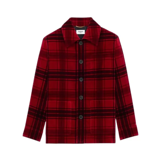 Button-Up Tartan Jacket