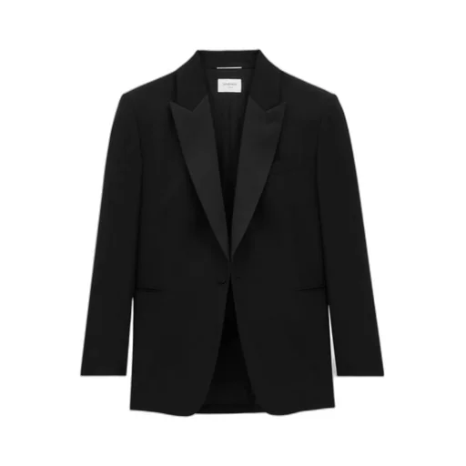 Single-Breasted Tuxedo Jacket