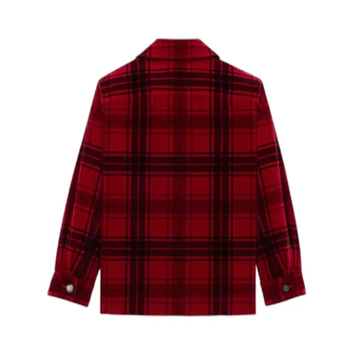 Button-Up Tartan Jacket