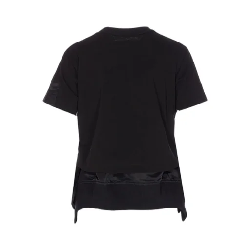 Cotton Jersey X Nylon Twill T-Shirt