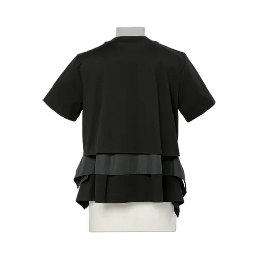 Poplin X Cotton Jersey T-Shirt