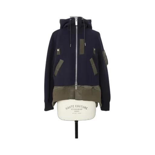 Sponge Sweat X Nylon Twill Hoodie
