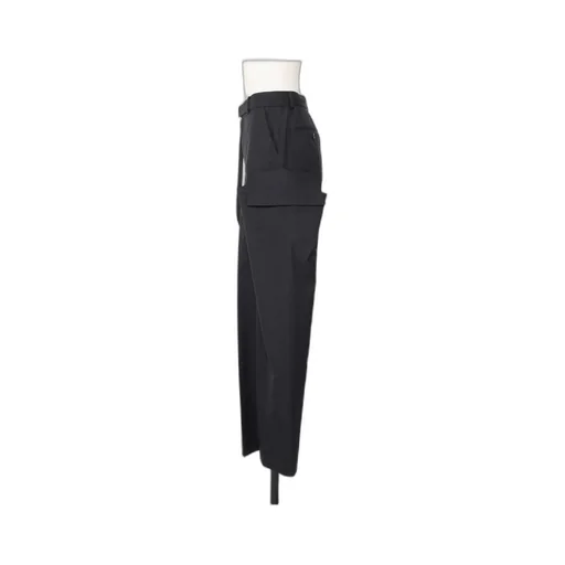 Belted Cargo Pockets Trousers