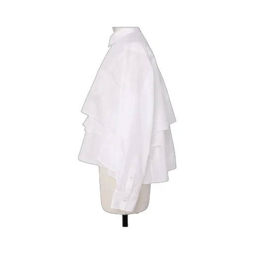 Long Sleeved Layered Ruffled Shirt