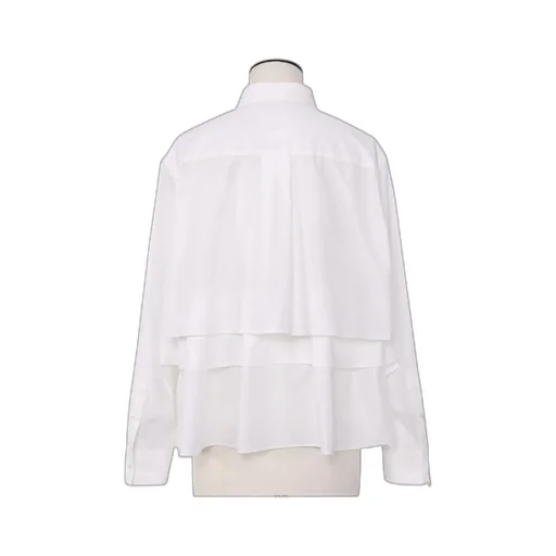 Long Sleeved Layered Ruffled Shirt