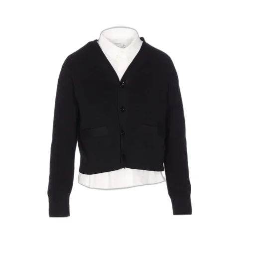 Long-Sleeved Knitted Cardigan