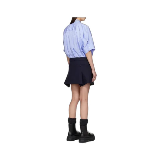 Poplin And Blazer Mini Dress