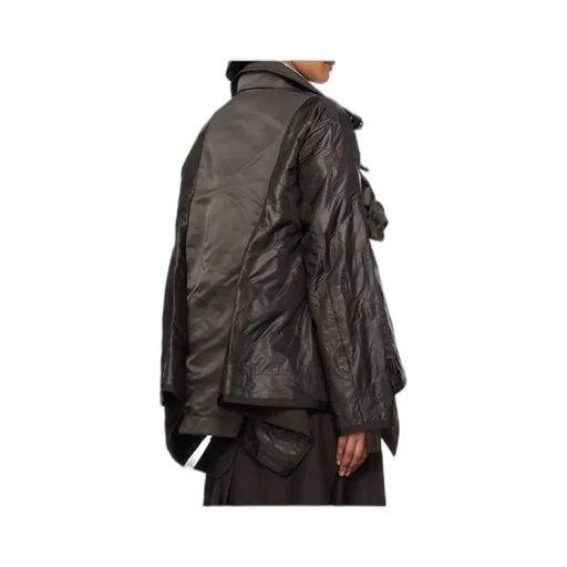 Quilted Nylon Ripstop Twill Coat