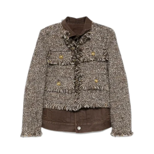 Tweed Denim Jacket