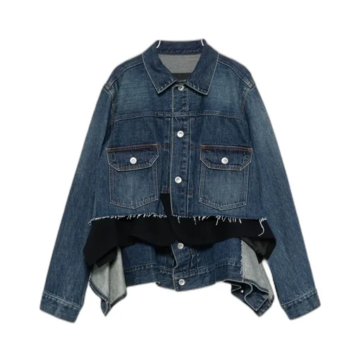 Paneled Denim Jacket