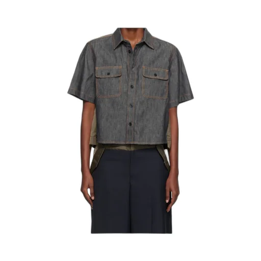 Double-Pocket Denim Shirt