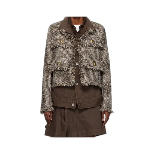 Tweed Denim Jacket