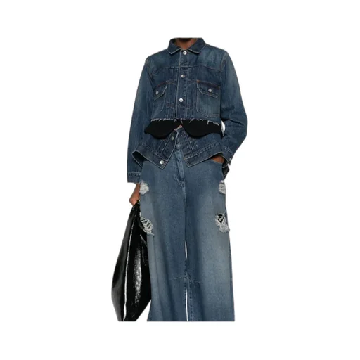 Paneled Denim Jacket