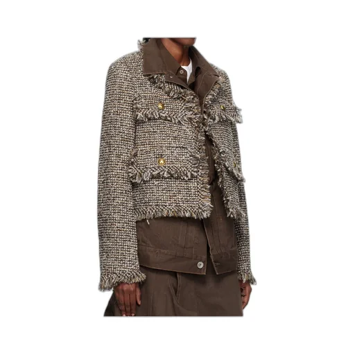 Tweed Denim Jacket