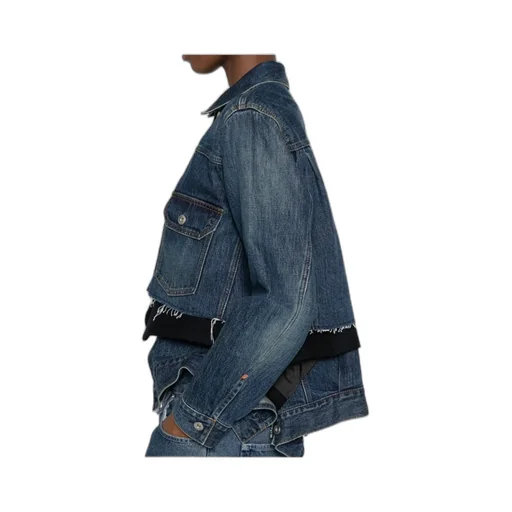 Paneled Denim Jacket