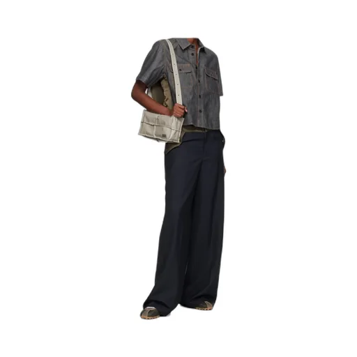 Double-Pocket Denim Shirt