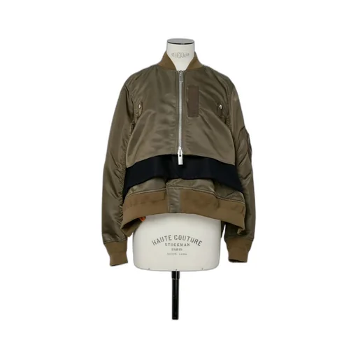 Nylon Twill X Wool Melton Blouson