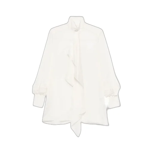 Ruffled Satin Dress