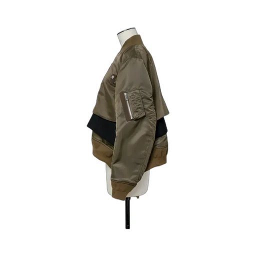 Nylon Twill X Wool Melton Blouson