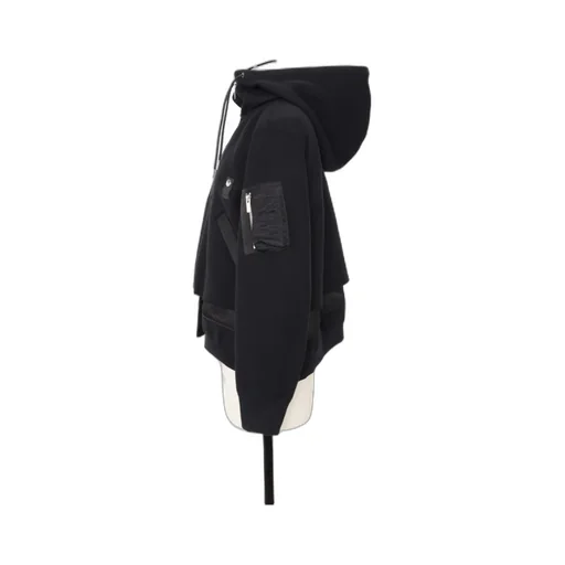 Sponge Sweat X Nylon Twill Hoodie
