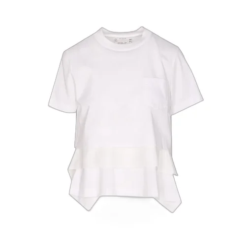 Poplin X Cotton Jersey T-Shirt