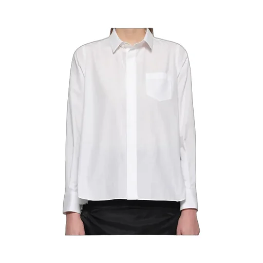Poplin X Chiffon Shirt