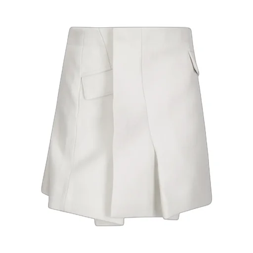 Melton Pleated Skirt