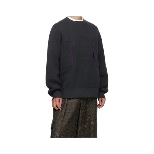 Round Neck Long-Sleeved Sweatshirt