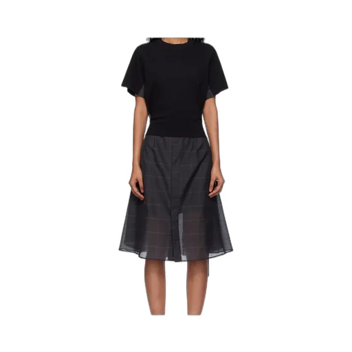 Round Neck Short Sleeve Dress