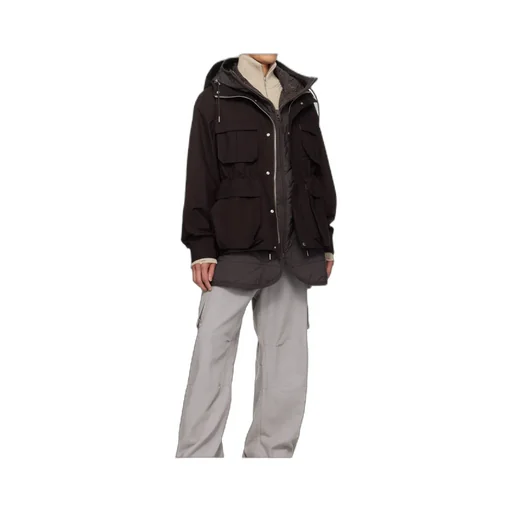 Long-Sleeved Hooded Casual Jacket