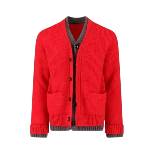 Long-Sleeved Knitted Cardigan