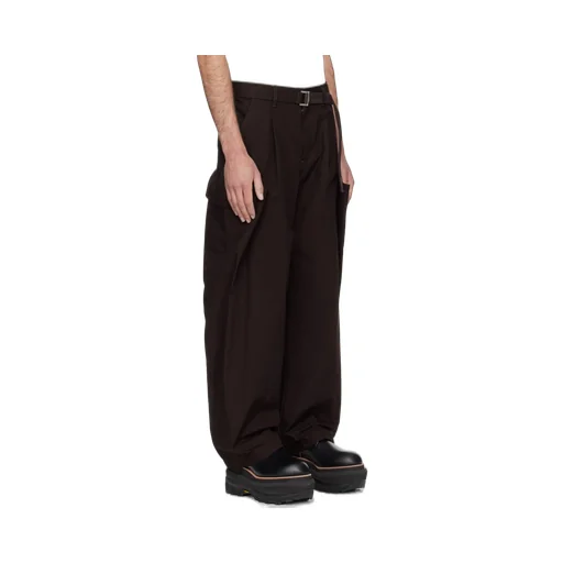 Cargo Straight-Leg Trousers