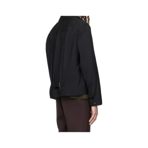 Button-Fastening Shirt Jacket