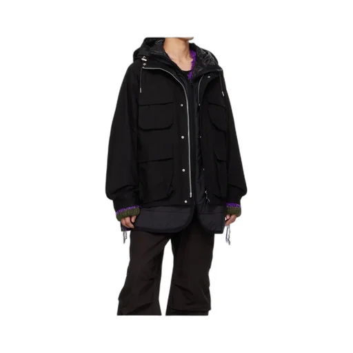 Long-Sleeved Hooded Casual Jacket