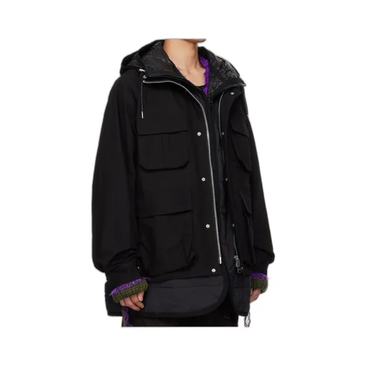 Long-Sleeved Hooded Casual Jacket