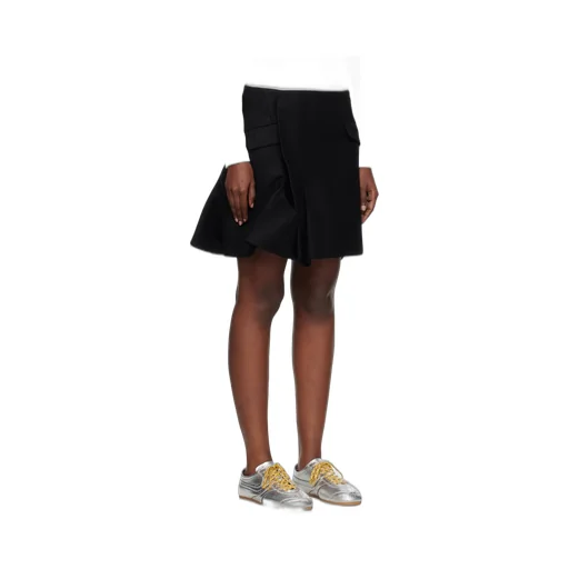 Melton Pleated Skirt